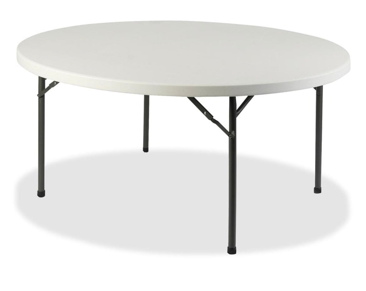Platinum 60in Circular Table seats 8